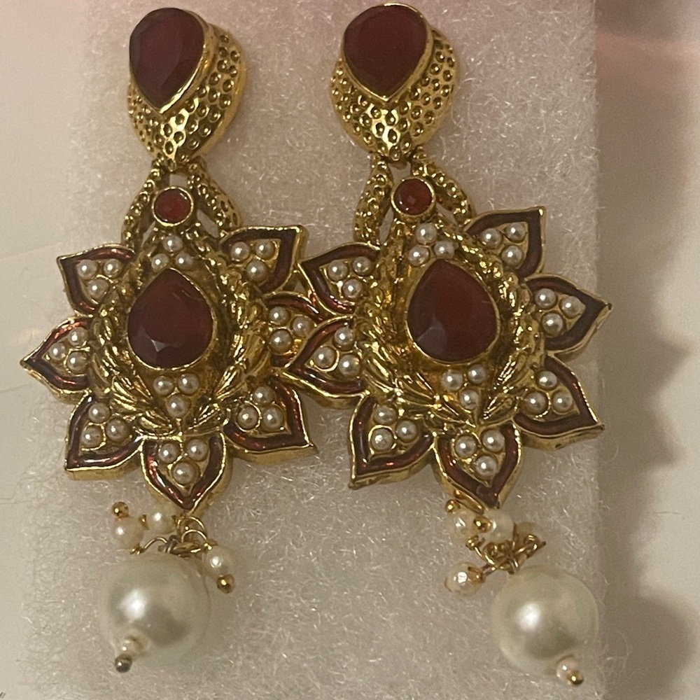 Beautiful beaded earrings
